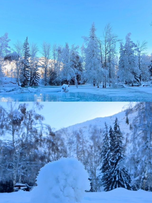 赴一場可可托海嘅冰雪之約