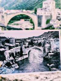波黑著名小鎮莫斯塔爾景點：老橋。適合拍照打卡、週末閒暇度假地！ 