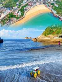 周末必去嵊泗島！熒光海騎行童話村