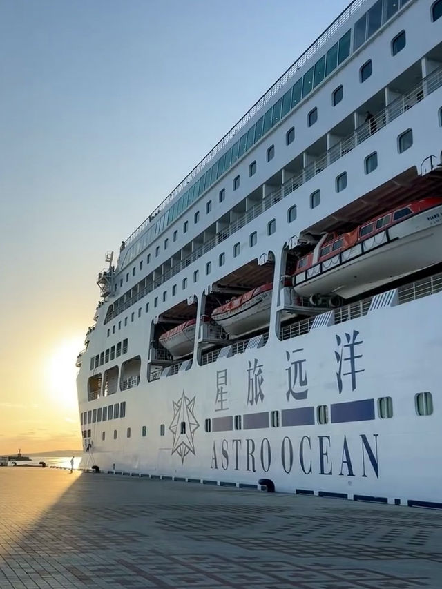 鼓浪嶼號郵輪遊｜像一場搖搖晃晃的夢🛳️✨