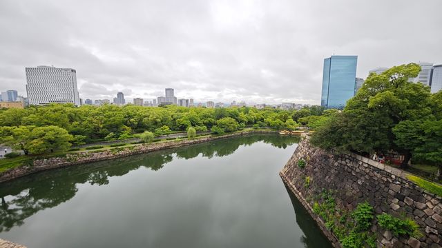 真係估唔到，落住小雨遊大阪城公園竟然咁浪漫