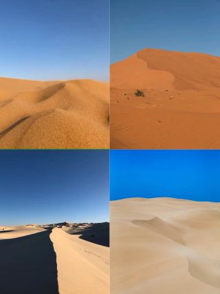 Blue Sky and Golden Sands: A Symphony of Nature's Harmony