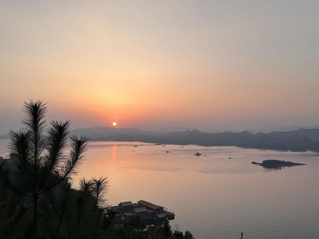 千島湖醉美日出打卡