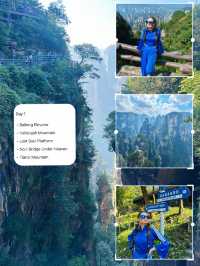 Маршрут Чжанцзяцзе 3 дня 3 ночи 👇👇👇