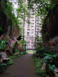 雨過天晴的自貢鳶山公園