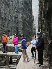 闖入億萬年前的天然畫廊河南龍潭大峽谷