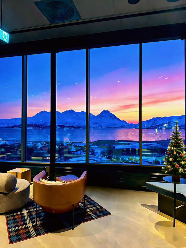 特羅姆瑟！追極光住到的酒店，太美了