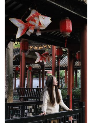 ในราคาเพียง 15 หยวน คุณก็สามารถเที่ยวชมเพดานสวนหลิงหนานทั้งหมดและถ่ายรูปสวยๆ ได้