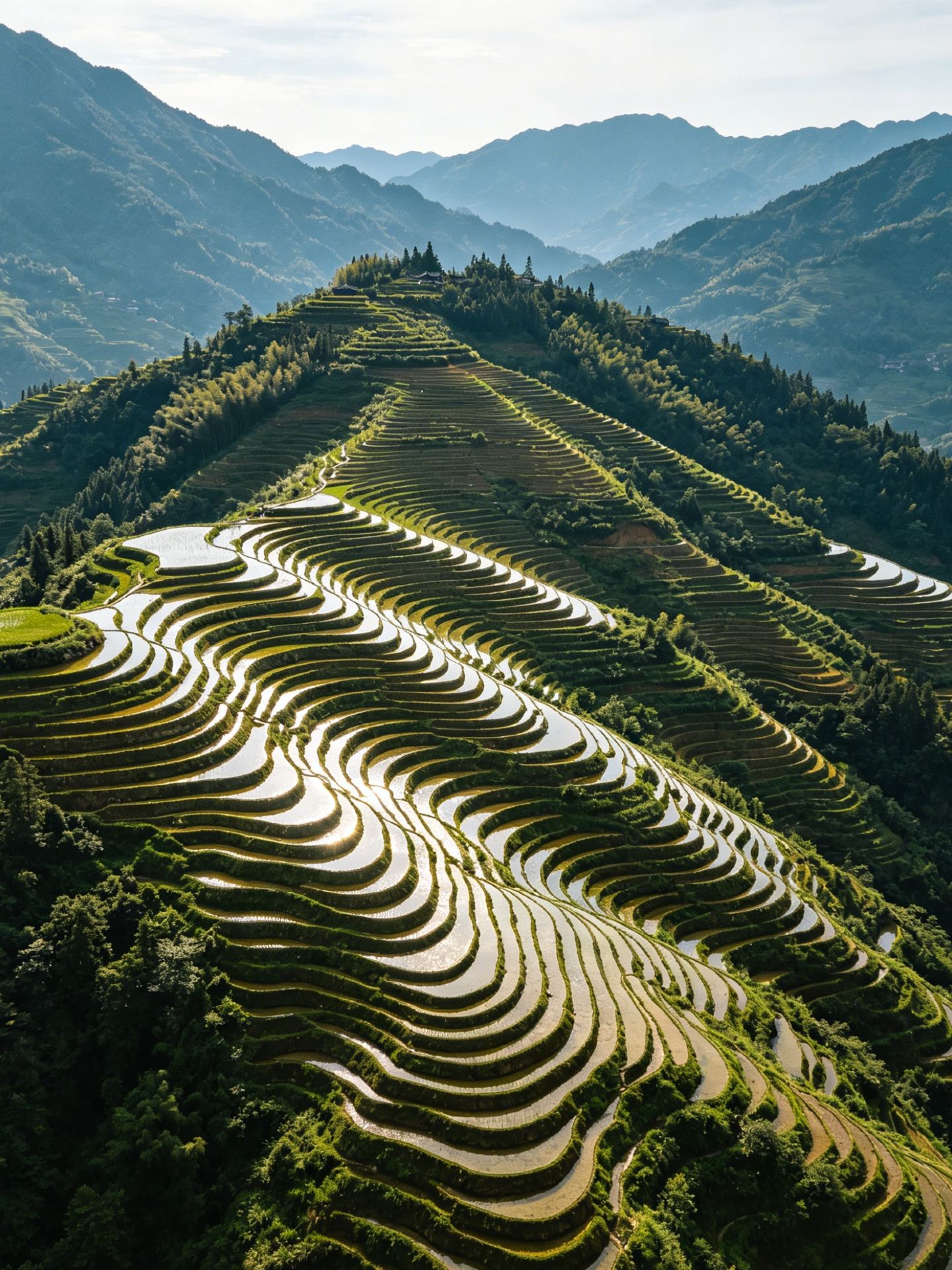 Longji Terraces are the most beautiful earthworks