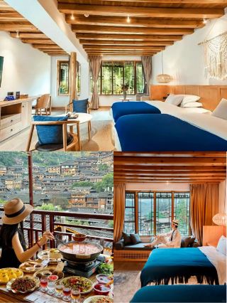 A heavenly summer escape route in Guizhou! Enjoy water activities and cave exploration at 22°C, with scenic views and beautiful accommodations throughout.