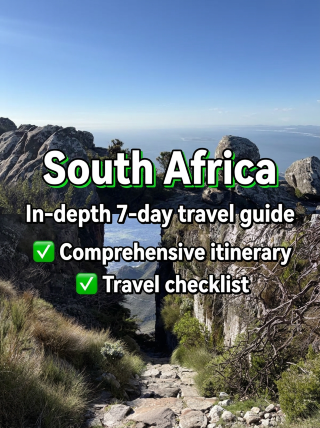 Alright guys! Currently on the African leg of my gap year, and I’ve just finished an incredible week road-tripping around the Western Cape. I’m a bit of a history and classic landmarks nerd, so I had a few absolute must-dos on my list. Honestly, it did not disappoint.

Here’s a quick run-down of how I spent my week, in case anyone is planning a trip down here soon!

📍 Days 1-3: Cape Town & The Peninsula
You can’t come here and not do Table Mountain, can you? It’s an absolute classic. The views from the top are unreal, especially after driving down Chapman’s Peak. I also made a stop at Stony Point to see the penguins—proper cute, and much quieter than some of the other spots! And of course, standing at the Cape of Good Hope felt like a massive bucket-list moment. So much history there.

📍 Days 4-5: Garden Route & Route 62
Took a drive along Route 62 and through the Wilderness National Park. The coastline is stunning, and the little coastal towns along the way have so much character. Walking along the cliffs at Tsitsikamma was brilliant, definitely recommend getting some proper walking shoes for that bit.

📍 Day 6: Addo Elephant National Park
This was my third 'must-see' landmark. Seeing these massive, gentle giants up close in the wild was just mental. Absolutely loved every second.

💡 Quick tips from my experience:
· The weather: Since it's their cooler season, it gets proper chilly in the mornings and evenings. Pack a decent windbreaker and a warm jumper. 
· Plug adapters: They use those massive round three-pin plugs here, so make sure you get the right adapter before you fly out. I almost got caught out!

If anyone is thinking of heading over or needs some advice on the route, drop a comment below! Happy to chat and share what I know. Cheers! 🍻