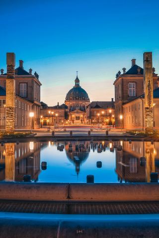 Amalienborg Palace Square, a must-visit spot in Copenhagen, Denmark