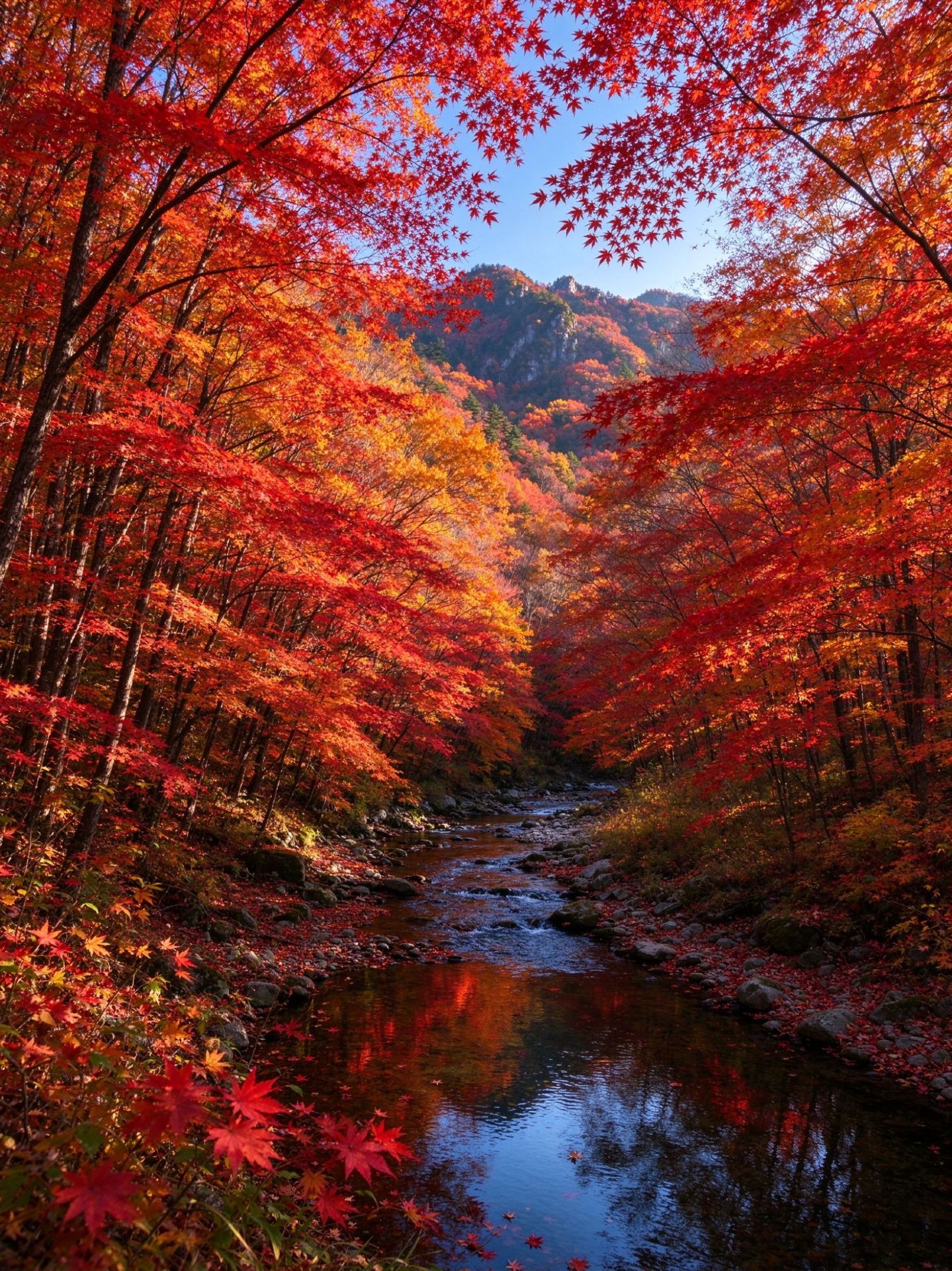 Three stages of Benxi's autumn foliage: Early October offers the most vibrant colors, fewer crowds, and beautiful scenery