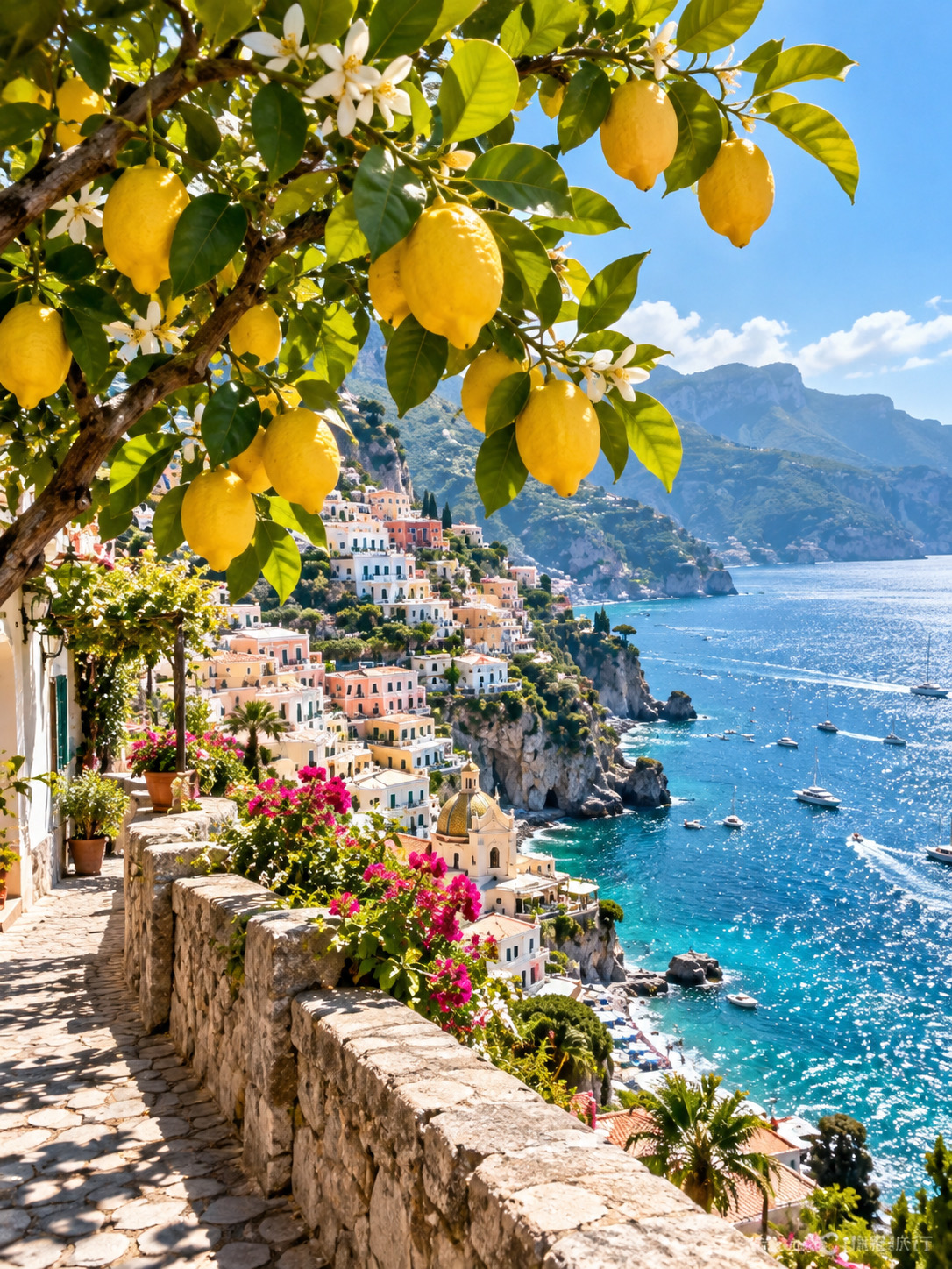 Half lemon, half sea, as featured by National Geographic. If you're heading to Southern Italy, you must visit the Amalfi Coast! Named on National Geographic's list of places to visit in a life