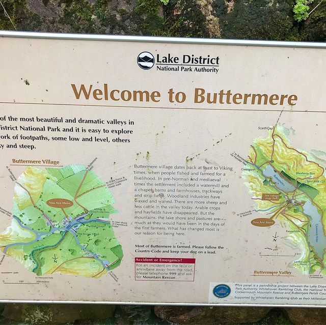 The idyllic lake and village of Buttermere