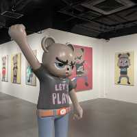 Arts exhibition “หมีนักเย้ยหยัน”