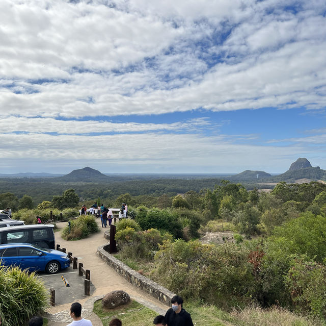 "Rising Above the Rest: Discovering the Majestic Glass House Mountains"