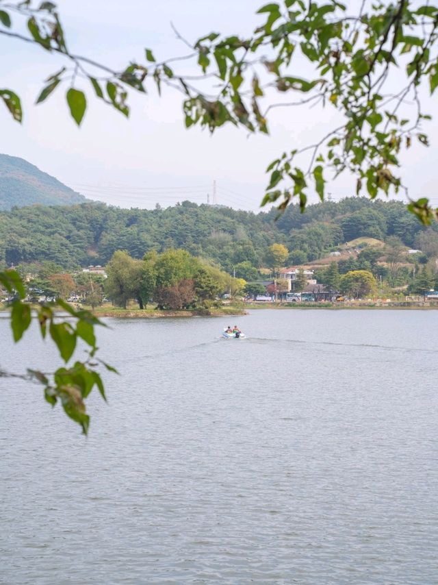 산책하기좋은 용추폭포유리전망대