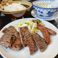 宮城「たんや善治郎多賀城店 」Bランチ牛たん・牛ハラミ焼定食1,738円
