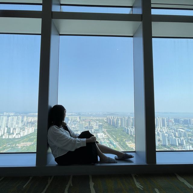 송도의 화려한 시티뷰와 야경맛집 오크우드 프리미어 인천