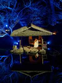 【無料で楽しめる！✨】八芳園のブルーライトアップがとても幻想的！😳✨