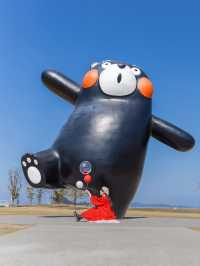 無料で会える６メートルのくまモン🐻🎈