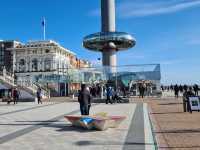 Experiencing 😇 the craze ♥️ for heights to new levels at the Brighton i360! 🎡✨