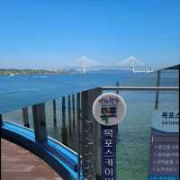 【韓國】天空步道Mokpo Skywalk，需穿鞋套