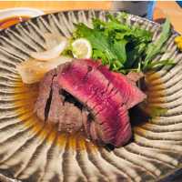 【福岡グルメ】お出汁で食べるステーキ