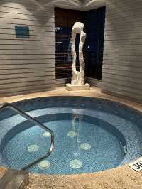 杜拜香格裡拉酒店42樓club lounge：美景，happy hour及早餐服務水準之上