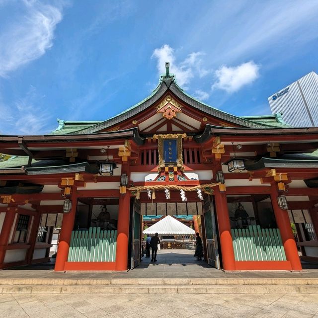 日本東京：日本三大祭典之一的山王祭：日枝神社