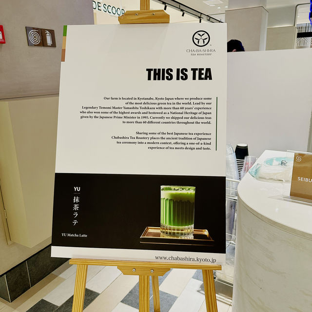 Cha-ba-Shi Ra at Seibu TRX: A Matcha Tea Experience
