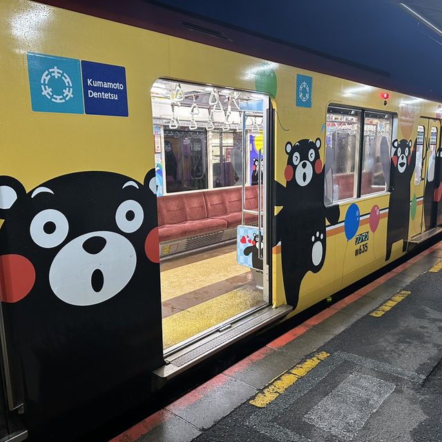 熊本電鐵上熊本站列車體驗😘