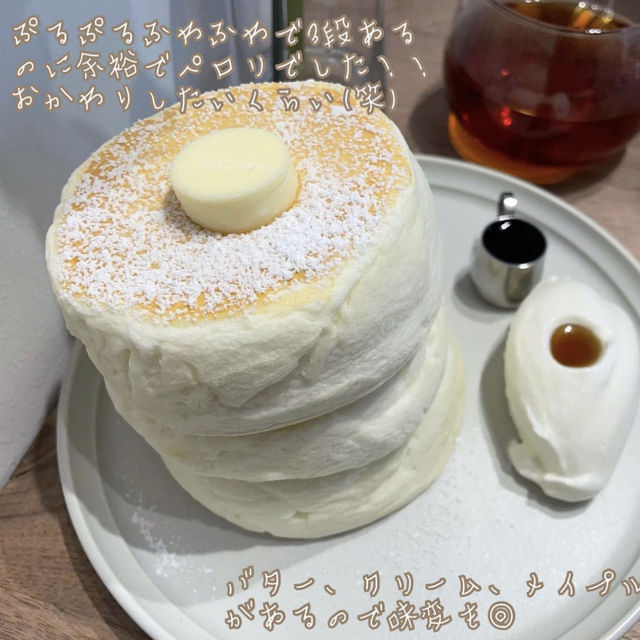 古着やおしゃれなカフェがあふれる高円寺にあるぷるぷるふわふわのパンケーキ🥞🤍