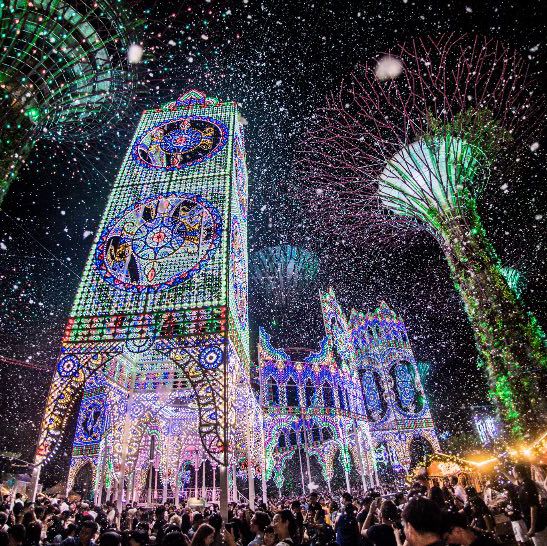 Celebrating Christmas in Singapore Super tree Wonderland 🇸🇬 