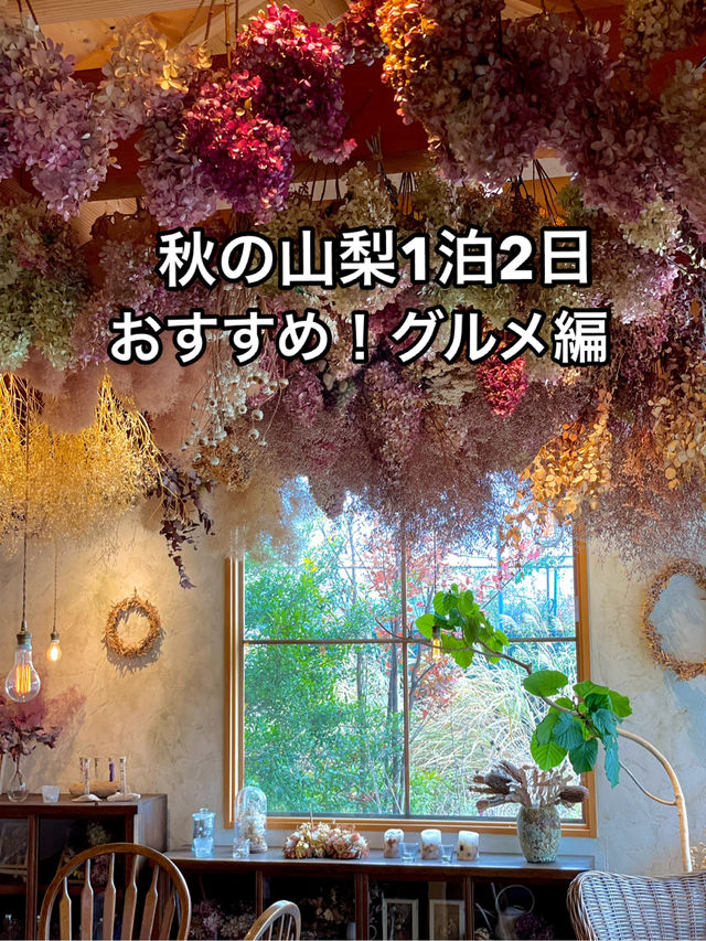 【秋の山梨】1泊2日  おすすめグルメ編！