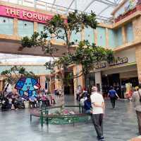 Lovely outdoor atrium at Resorts World Sentosa