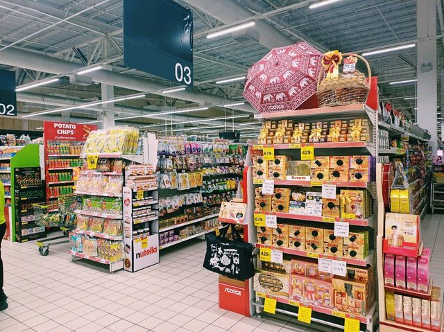 【泰國】芭提雅最大超市賣場商場Big C Extra Central Pattaya，購買泰國特產好去處，滿兩千泰銖以上可辦退稅
