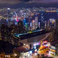 香港旅遊之全球三大夜景～山頂纜車