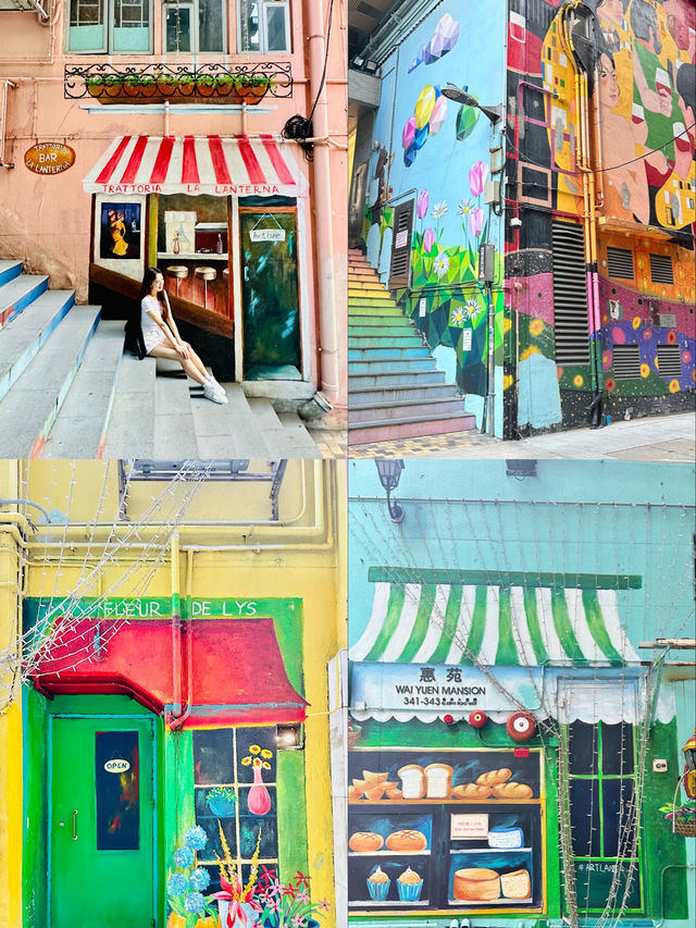 🇭🇰 色彩繽紛的香港版壁畫村🎨+西環美術館