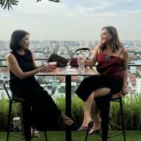 Cocktails with a view at Hotel Indigo Katong in Singapore 