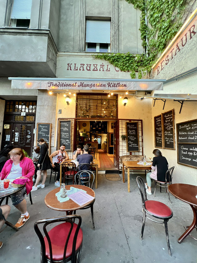 Lovely restaurant with traditional Hungarian cuisine