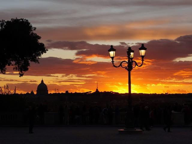 【イタリア・ローマ】ローマで夕焼けを見るならピンチョの丘