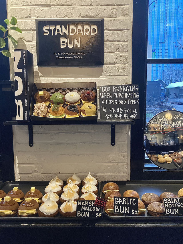 【韓国🇰🇷龍山カフェ】STANDARD BUN スタンダードバン