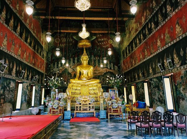 泰國曼谷湄南河畔著名古跡寺廟景點：Wat Suwannaram Ratchaworawihan，氣勢恢宏寺廟建築，十六世紀精美壁畫，適合打卡拍照📸冥想