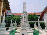 泰國曼谷市中心湄南河畔著名古跡皇家寺廟景點：Wat Sangwet Witsayaram，暹羅文化藝術精美寺廟建築，適合打卡拍照📸冥想