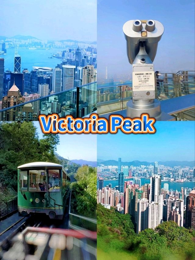 Victoria Peak, a breathtaking views of Hong Kong's skyline. 
