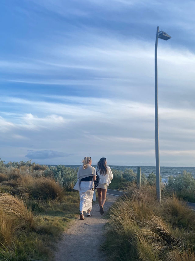 Sunset point at Point Ormond, Melbourne