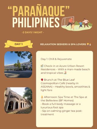 Parañaque for Relaxation Seekers & Spa