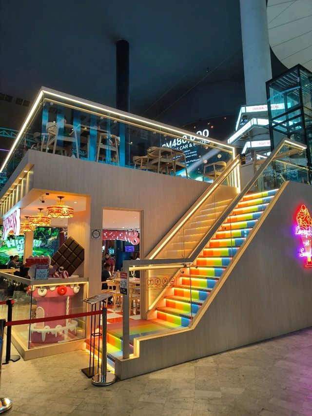A Sweet Scoop on a Rainbow Staircase!